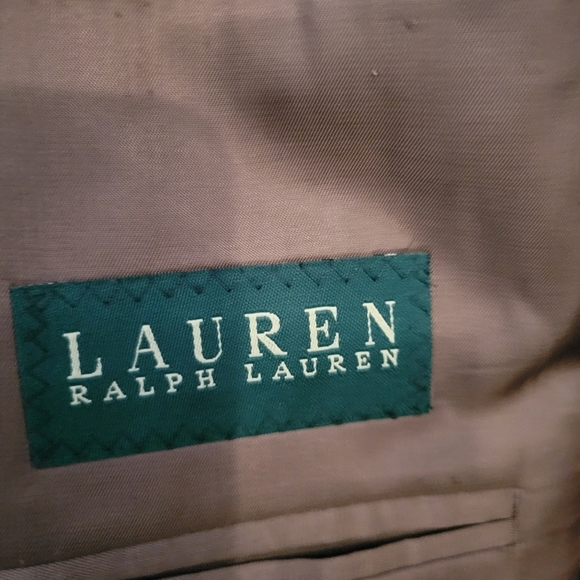 Lauren Ralph Lauren Men's Houndstooth Preppy Blazer Suit Jacket. Size 40S - Picture 5 of 10